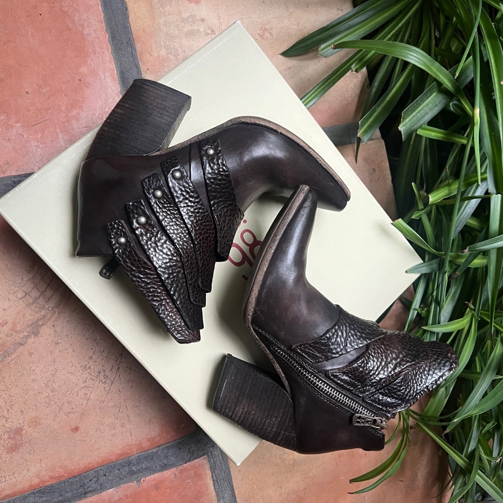 A.S.98 Women's Brown Heeled Boots